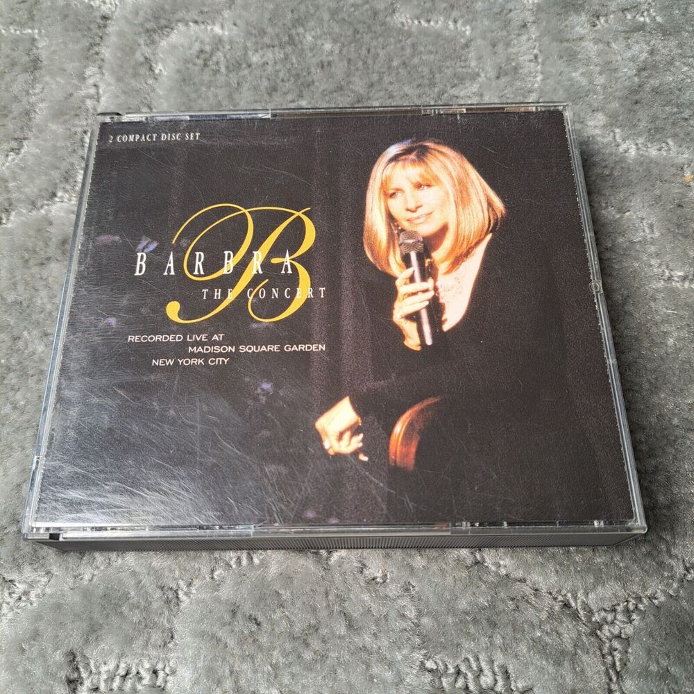 VINTAGE B BARBRA THE Concert Live Madison Square GARDEN 2 CD SET 1994 TESTED+